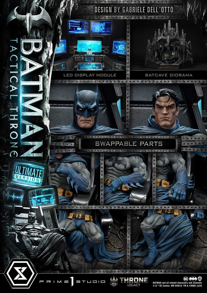 DC Comics - Throne Legacy Collection Statue 1/3 - Batman Tactical Throne Ultimate Bonus Version