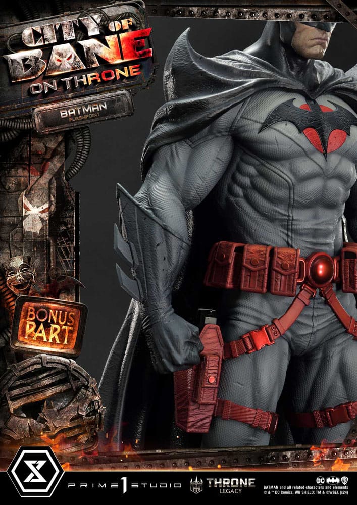DC Comics Throne Legacy Collection Statue Statue 1/4 Flashpoint Batman Bonus Version 60 cm