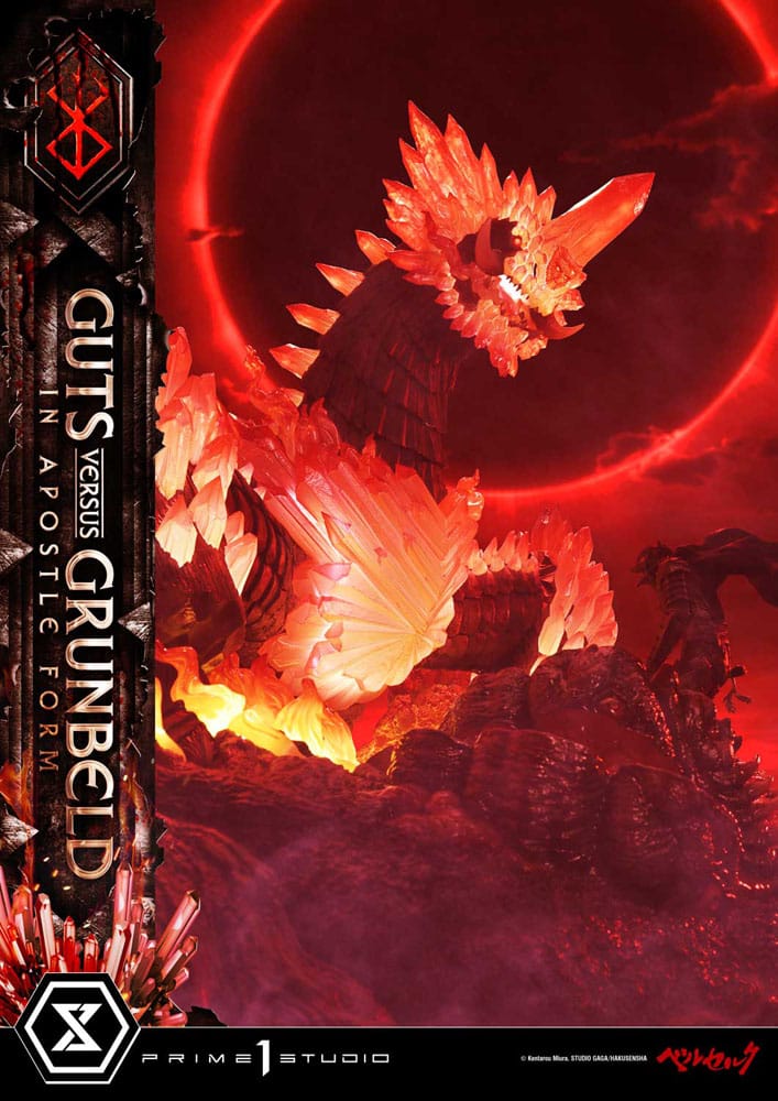 Berserk Ultimate Diorama Masterline Series Statue Berserk Guts vs. Grunbeld in Apostle Form  58 cm