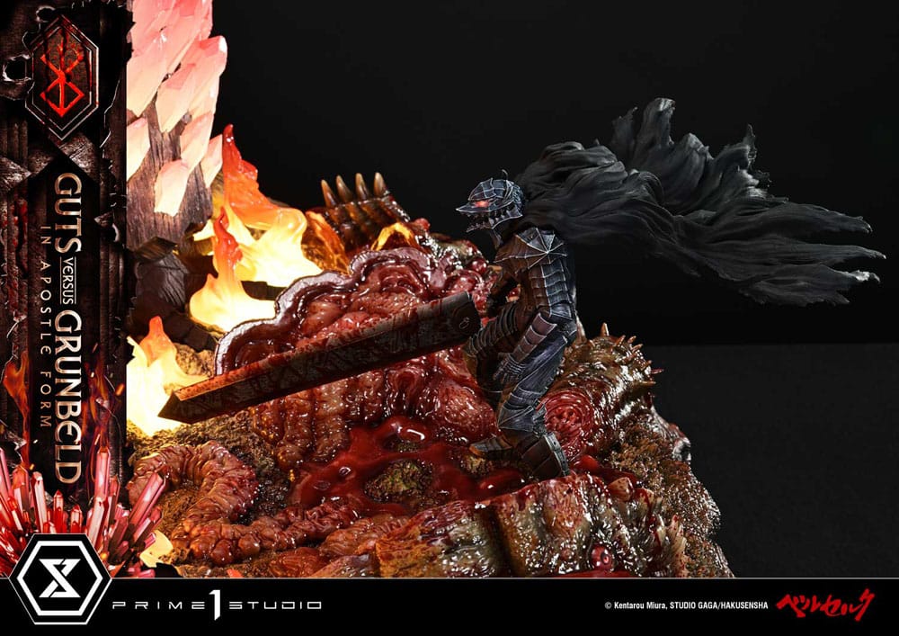 Berserk Ultimate Diorama Masterline Series Statue Berserk Guts vs. Grunbeld in Apostle Form  58 cm