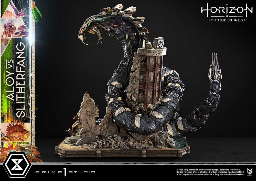 Horizon Forbidden West Ultimate Diorama Masterline Series Statue Aloy vs. The Slitherfang 82 cm
