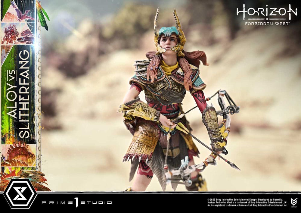 Horizon Forbidden West Ultimate Diorama Masterline Series Statue Aloy vs. The Slitherfang 82 cm