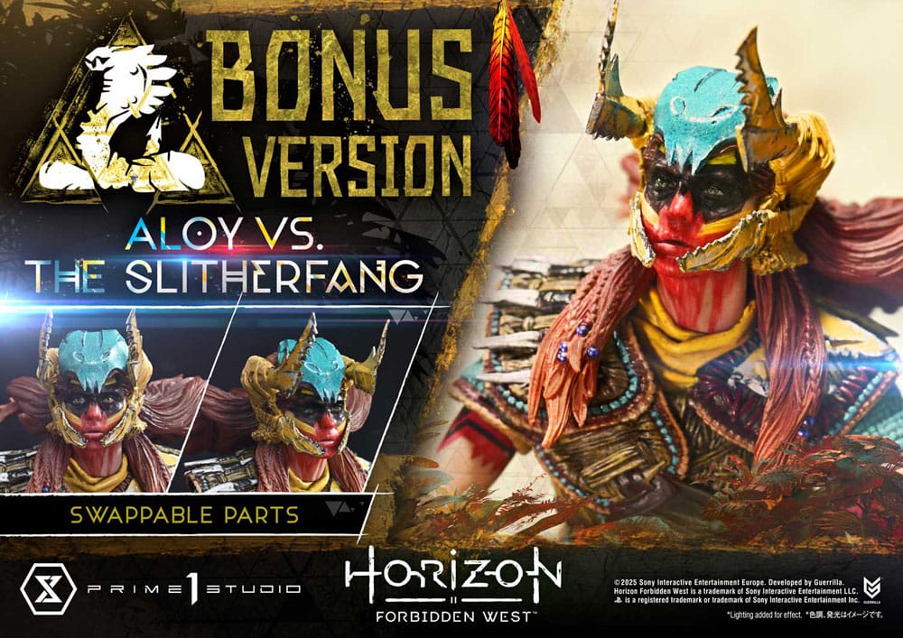 Horizon Forbidden West Ultimate Diorama Masterline Series Statue Aloy vs. The Slitherfang Bonus Version 82 cm