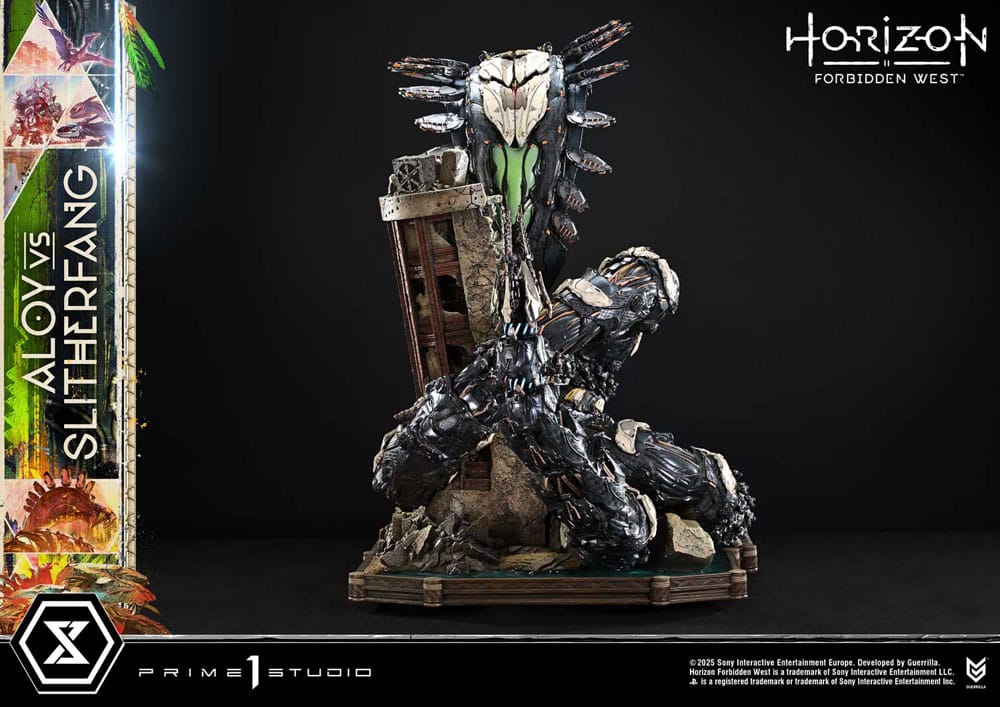 Horizon Forbidden West Ultimate Diorama Masterline Series Statue Aloy vs. The Slitherfang Bonus Version 82 cm
