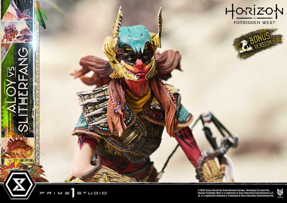 Horizon Forbidden West Ultimate Diorama Masterline Series Statue Aloy vs. The Slitherfang Bonus Version 82 cm