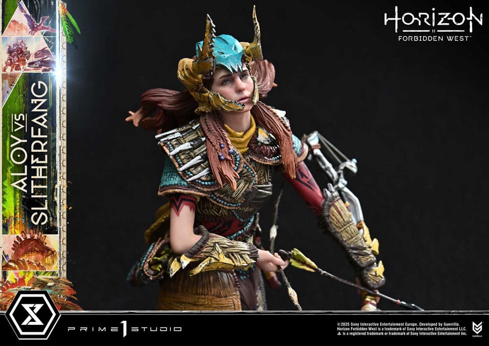 Horizon Forbidden West Ultimate Diorama Masterline Series Statue Aloy vs. The Slitherfang Bonus Version 82 cm