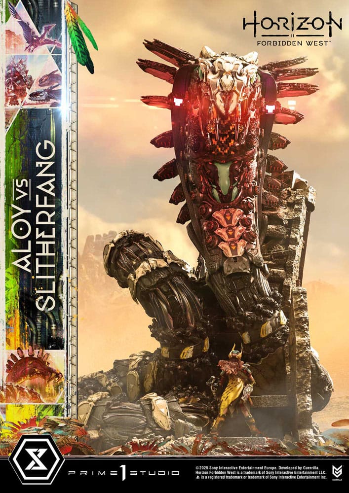 Horizon Forbidden West Ultimate Diorama Masterline Series Statue Aloy vs. The Slitherfang Bonus Version 82 cm