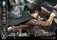 Attack on Titan Ultimate Premium Masterline Series Statue 1/4 Levi Versus Beast Titan Bonus Version 73 cm