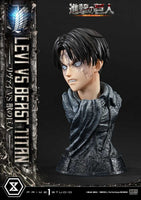 Attack on Titan Ultimate Premium Masterline Series Statue 1/4 Levi Versus Beast Titan Bonus Version 73 cm