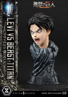 Attack on Titan Ultimate Premium Masterline Series Statue 1/4 Levi Versus Beast Titan Bonus Version 73 cm