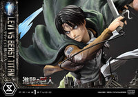 Attack on Titan Ultimate Premium Masterline Series Statue 1/4 Levi Versus Beast Titan Bonus Version 73 cm