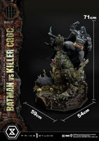 Batman Ultimate Premium Masterline Series Statue Batman Versus Killer Croc 71 cm