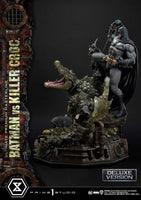 Batman Ultimate Premium Masterline Series Statue Batman Versus Killer Croc Deluxe Version 71 cm