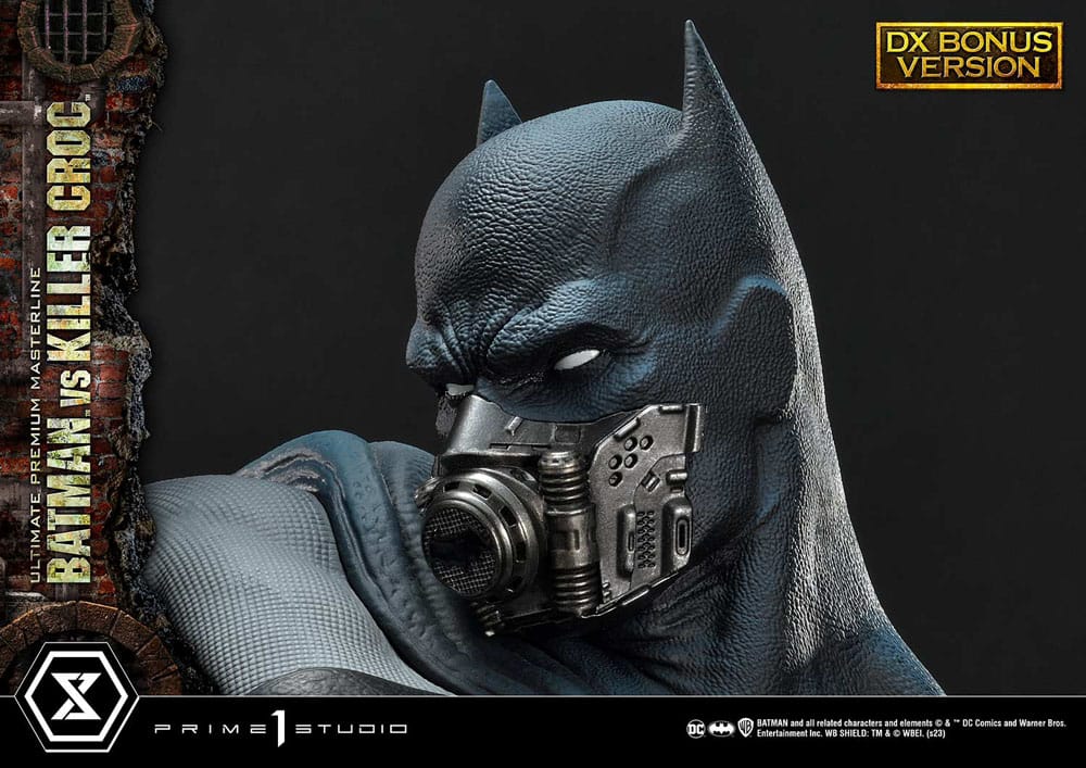 DC Comics - Batman Ultimate Premium Masterline Series Statue - Batman Versus Killer Croc Deluxe Bonus Version
