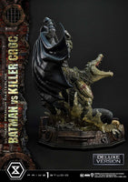 Batman Ultimate Premium Masterline Series Statue Batman Versus Killer Croc Deluxe Bonus Version 71 cm