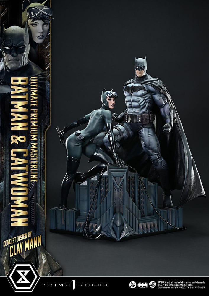 DC Comics Ultimate Premium Masterline Series Statue 1/4 Batman & Catwoman (Concept Design by Clay Mann) 56 cm
