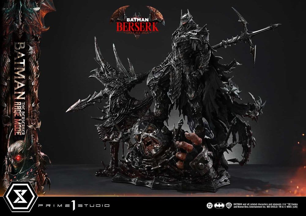 DC Comics Premium Masterline Series Statue 1/4 Batman (Comics) Batman: The Berserker Rage Mode 82 cm