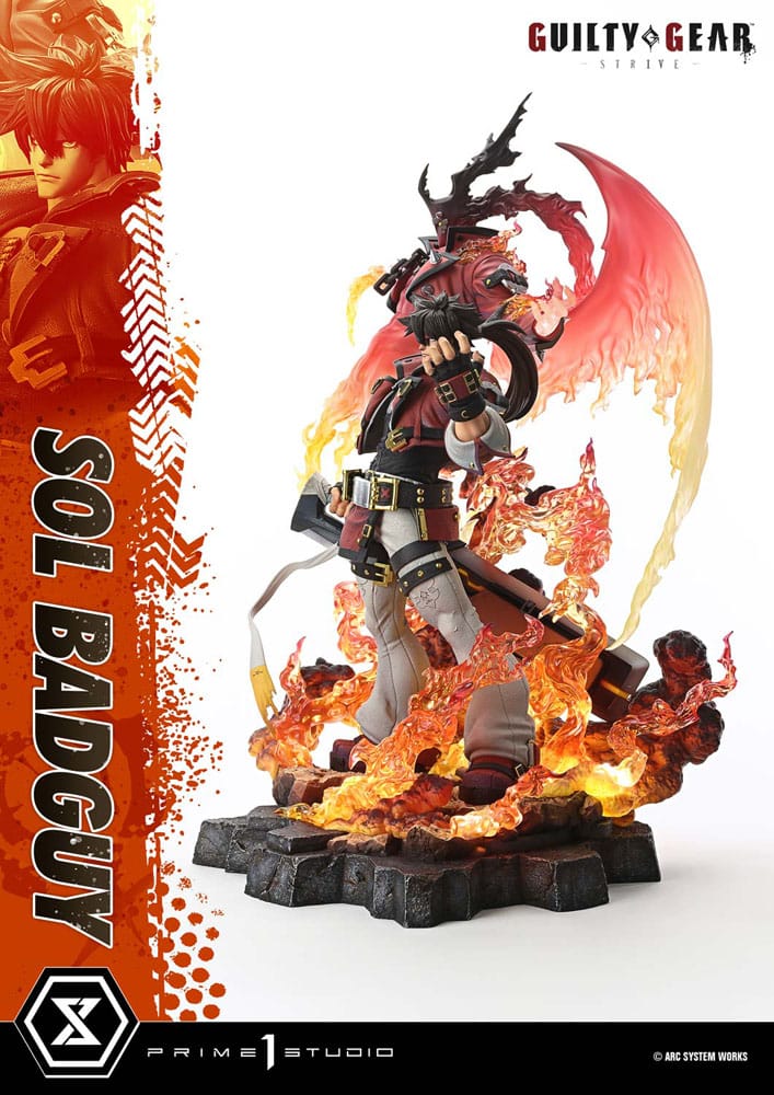 Guilty Gear Strive Ultimate Premium Masterline Series Statue 1/4 Sol Badguy Version 82 cm