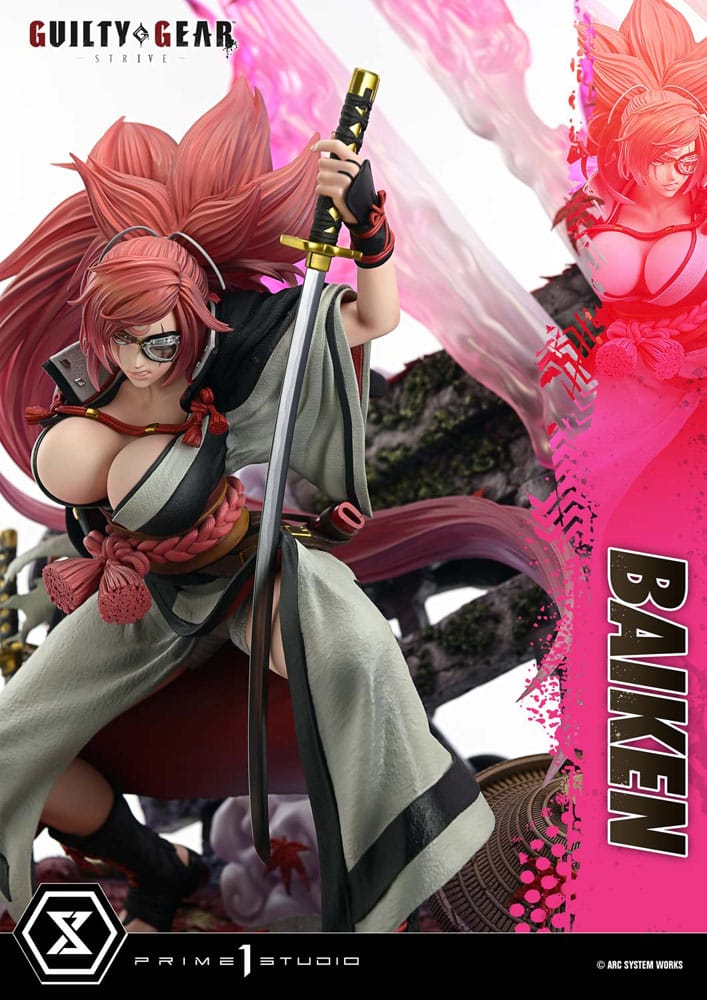 Guilty Gear Strive Ultimate Premium Masterline Series Statue 1/4 Baiken Bonus Version 80 cm