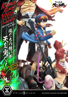 Gurren Lagann Ultimate Premium Masterline Series Statue 1/4 Kamina, Simon & Yoko with Lagann 97 cm