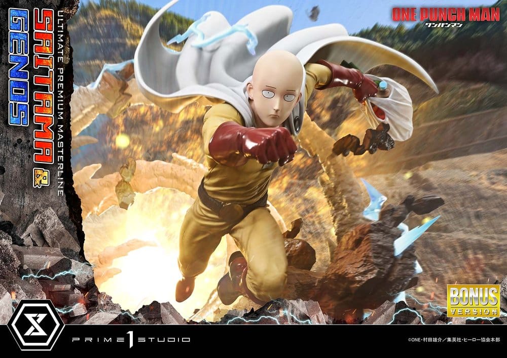 One-Punch Man Premium Masterline Series Statue 1/4 Saitama & Genos DX Bonus Version 73 cm