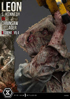 Resident Evil 4 Ultimate Premium Masterline Series Statue 1/4 Leon S. Kennedy vs. Chainsaw Villager 76 cm