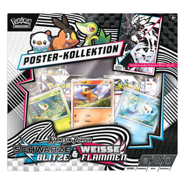 Pokémon TCG Karmesin & Purpur: Schwarze Blitze & Weisse Flammen Poster Collection *German Version*