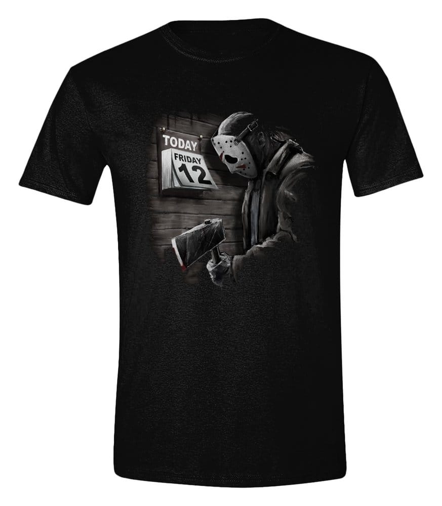 Friday the 13th T-Shirt Friday 12th Sad Size S