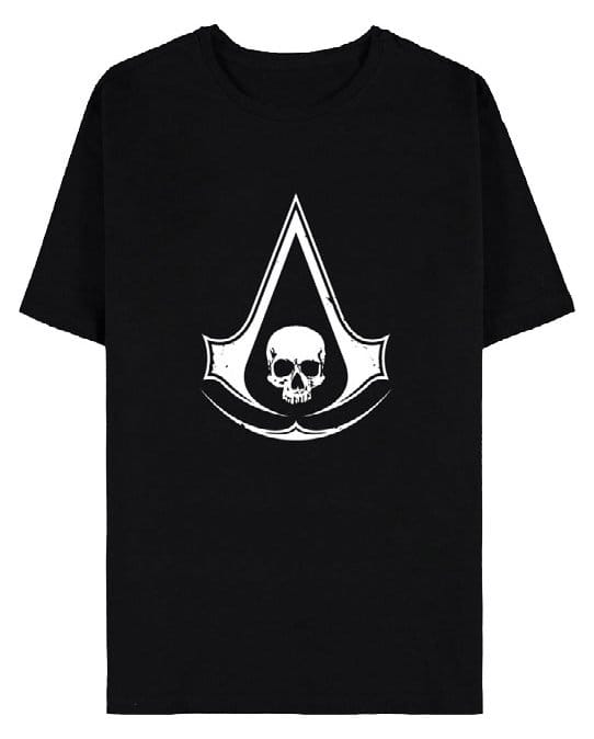 Assassin's Creed T-Shirt Black Flag Resynched Skull Size XXL