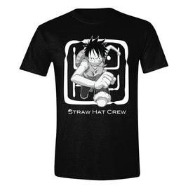 One Piece T-Shirt Luffy Jumping Size XL