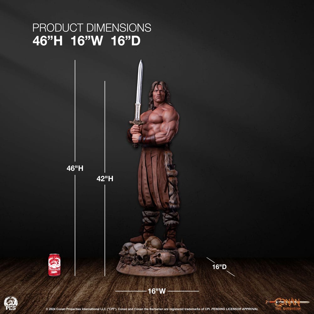 Conan the Barbarian Elite Series Statue 1/2 Conan 116 cm