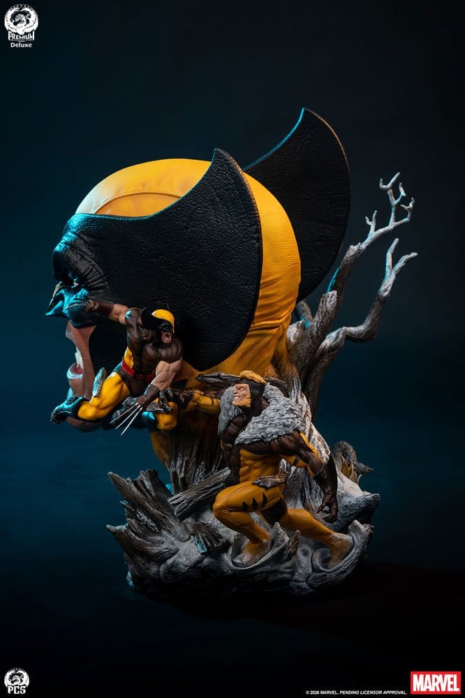 Marvel Fine Art Bust Wolverine Deluxe Edition 48 cm