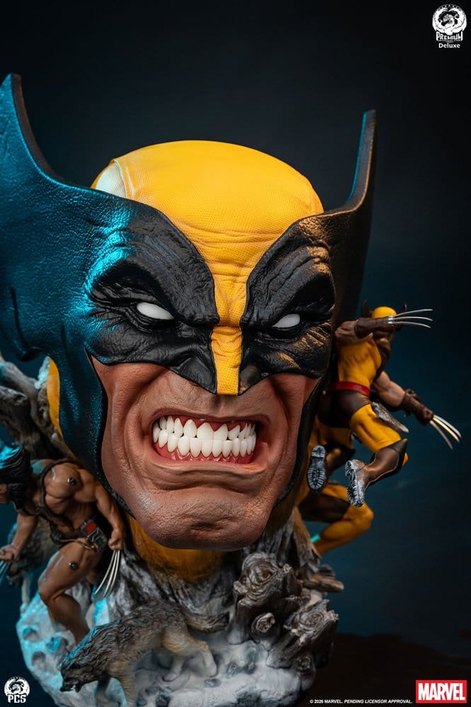 Marvel Fine Art Bust Wolverine Deluxe Edition 48 cm