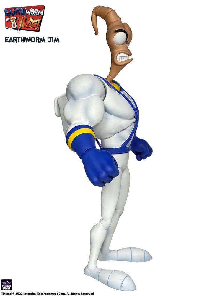 Earthworm Jim Action Figure Wave 1: Earthworm Jim & Snot 15 cm