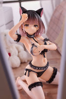 Ayaka-chan (Original Character) Roar, Posing in Front of a Mirror