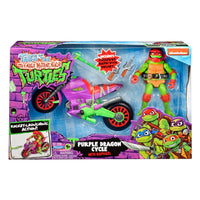 Tales of the Teenage Mutant Ninja Turtles Action Figure with Vehicle Raphael & Purple Dragon 12 cm