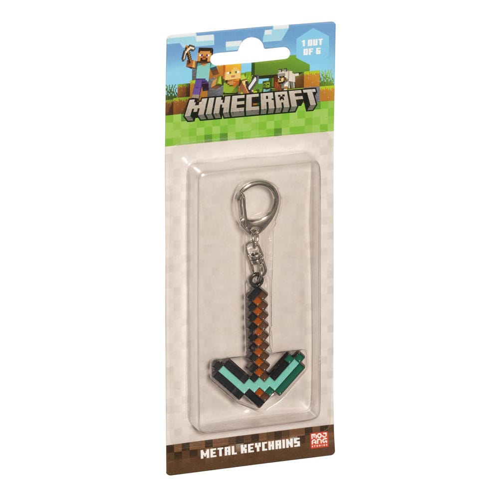 Minecraft Keychains Pickaxe