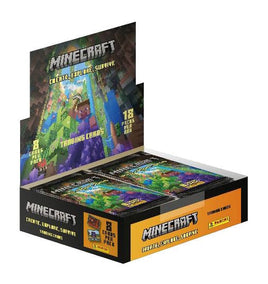 Minecraft - Create, Explore, Survive Trading Cards Flow Packs Display (18)