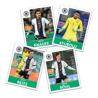 DFB Deutschland 2024 und die Besten aus Europa Sticker Collection Display (50) *German Version*