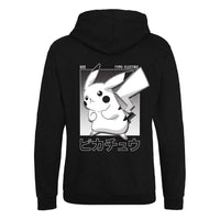 Pokemon Hooded Sweater Halftone Pikachu Size S