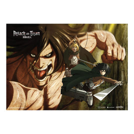 Attack On Titan Fabric Poster Attack Titan 84 x 118 cm