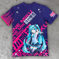 Hatsune Miku T-Shirt Expressive Vibes Size L