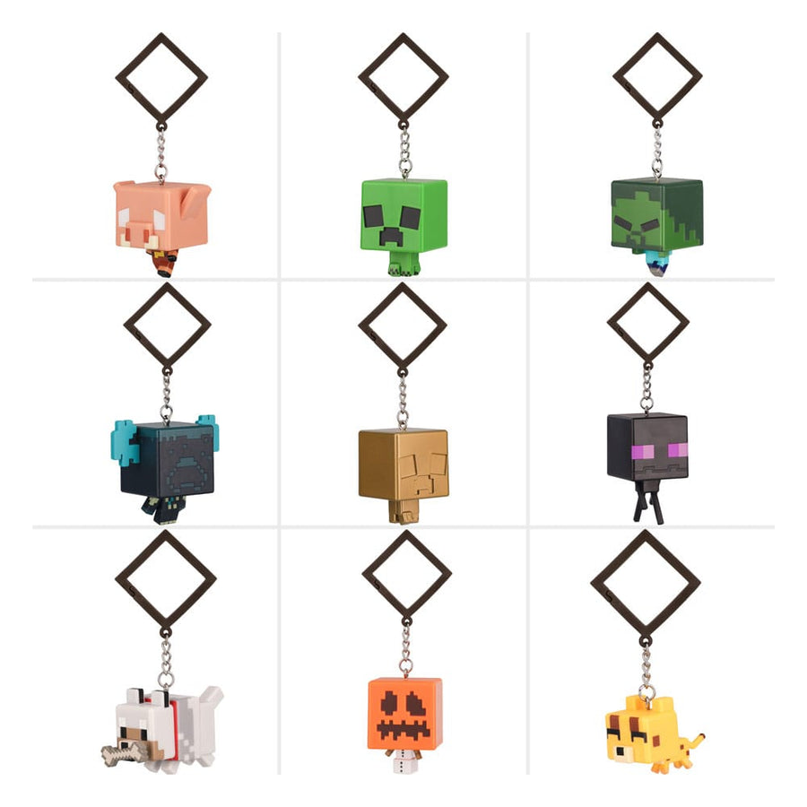 Minecraft Backpack Buddies Mystery Bags Series 3 Display (24)