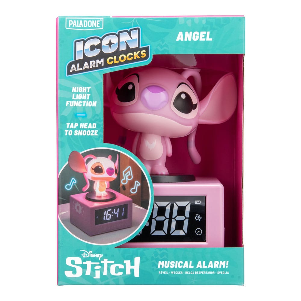 Lilo & Stitch Icon Alarm Clock Angel 12 cm