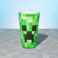 Minecraft Pint Glass Creeper