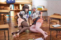 World Where the Thickness of a Girl's Thighs is Equal to Her Social Status Statues 1/5 Raura Aiza & Iroha Shishikura 14 cm