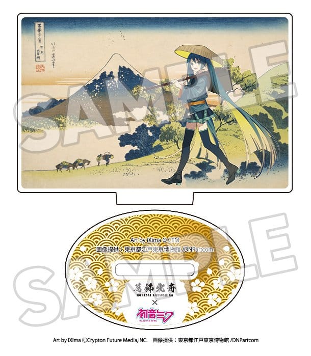 Katsushika Hokusai x Hatsune Miku Acrylic Figure 5 cm Blind Box Assortment (8)