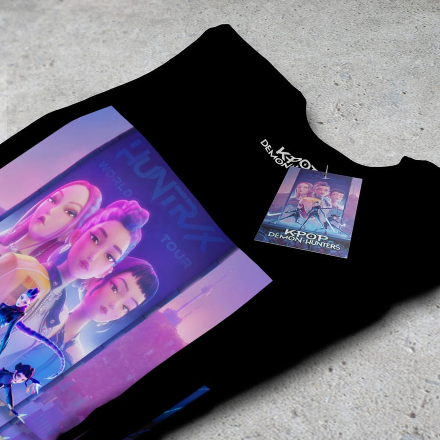 KPop Demon Hunters T-Shirt Movie Key Art Size XL