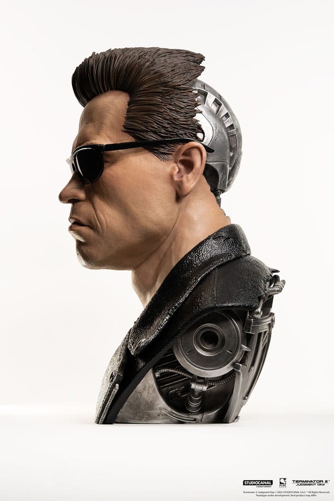 Terminator Replik 1/1 T-800 Model 101 Art Mask Painted Standard Version 46 cm