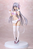 Tsuki ni Yorisou Otome no Sahou PVC Statue 1/6 Luna Sakurakouji Cat Maid Sakura Color Ver. 26 cm